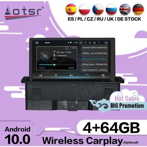 Carplay Multimedia Stereo Android 10 For Audi A1 2010 2011 2012 2013 2014 2015 2016 2017 GPS Navi Audio Radio Receiver Head Unit