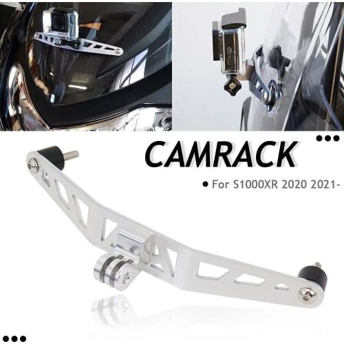 NEW For BMW S 1000 XR S1000XR 2020 2021 - Motorcycle Holder Cam Camera Driving Recorder Bracket Front Camera Mount CamRack