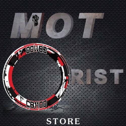 Fit for all HONDA CB1100 cb1100 a set of 4pcs Thick Edge Outer Rim Reflective Sticker Stripe Wheel Decals