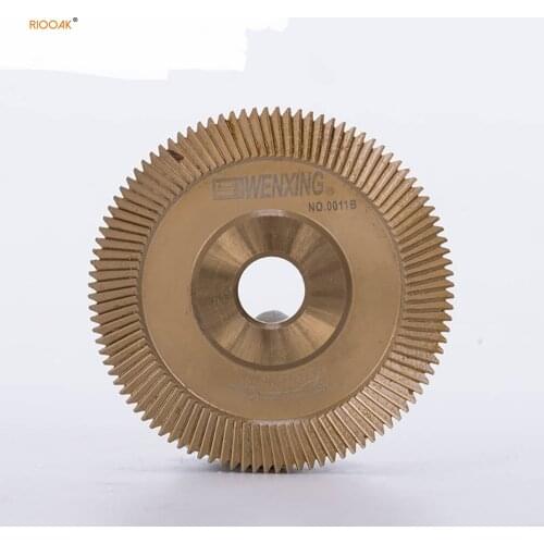 RIOOAK New NO:0011B titanizing wenxing key cutting machine cutter blade 12.7*70*7.3mm saw blade