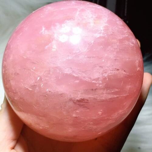 Rose quartz sphere