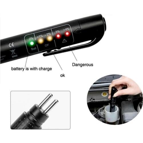 Car Brake Fluid Oil Testing Pen LED Display Automotive Brake Fluid Quality Test Detector Tester Pens Car Accessories
