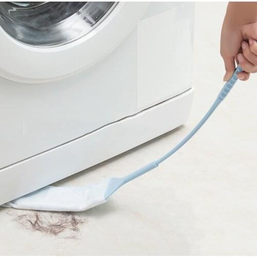 Detachable Cleaning Duster Gap Dust Brush Long Handle Mop Sweep Artifact Non-woven Dust Cleaner for Sofa Bed Household Cleaning