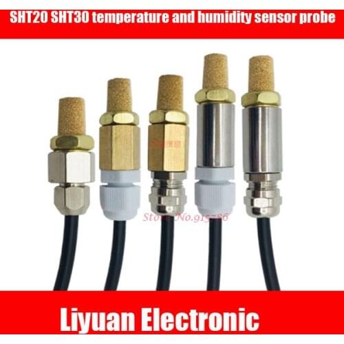 SHT20 temperature and humidity sensor SHT30 waterproof high temperature sensor probe/Metal temperature and humidity probe