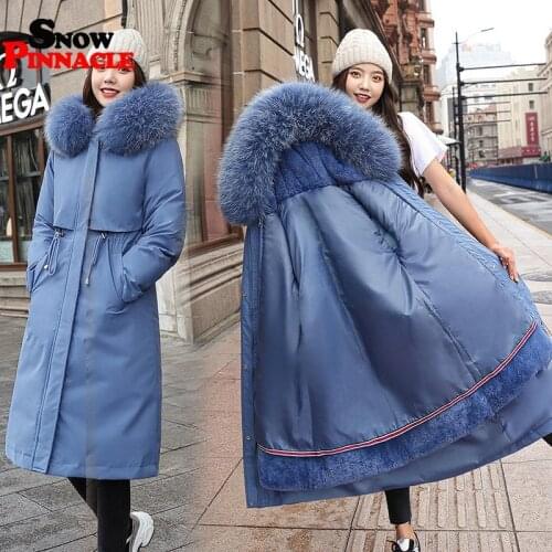 SNOW PINNACLE Women's Parkas With Fur