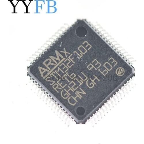 STM32F103RET6 chip 32-bit microcontrollers CORTEXM3 512 k flash LQFP - 64