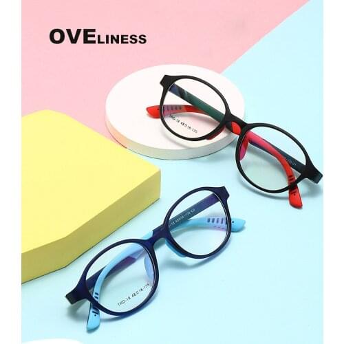 Ultralight Flexible Soft Kids glasses Frame girl boy Children Optical Myopia Spectacle Frames Eyeglasses Lunettes De Vue Enfant
