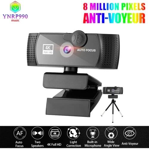 Newest UHD 4K Webcam 2K With Microphone And Stand For Laptop Desktop Video Calling Youtube Video Recording USB Web Camera