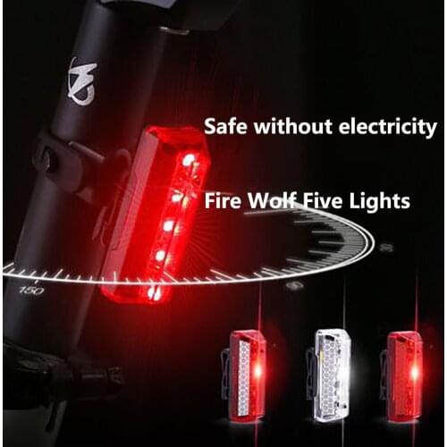 Bicycle Light Usb Rechargeable Night Riding Safety Warning Light Bicycle Tail Light Riding Light Equipment