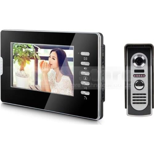 DIYSECUR 600TVL 7" LCD Video Doorbell Door Phone Intercom System Home Entry Security