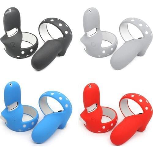Protection Cover For Oculus Quest 2 VR Accessories Vr Controller Handle Grip Case Silicone Full Protective Sleeve For Quest2