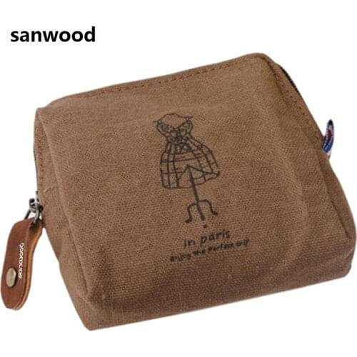 2015 Retro Classic Canvas Tower Wallet Card Key Coin Purse Bag Pouch Case for Women Girl Hot 2015 6NRN