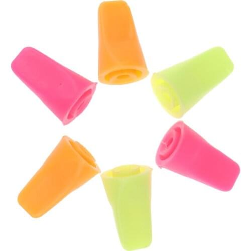 6pcs Knitting Needles Point Protectors Needle Tip Stopper Cover Accessories For Knitting And Sewing Tools Mixed Colors