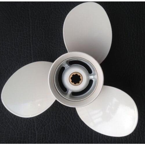 9.25x11 For 9.9HP-15 HP FORCE propellers marine Aluminium Propeller 8 tooth spline 3 Blade force outboard propellers