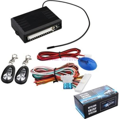 By DHL or Fedex 100pcs Universal Car Alarm System Remote Control Central Door Lock Locking Keyless Entry System Kit