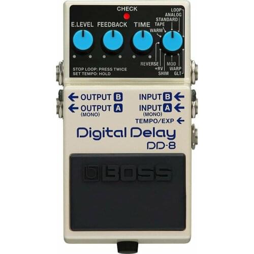 Boss DD-8 Digital Delay Pedal，Micro Guitar Effect Mini expression Pedal, Stereo to the Max
