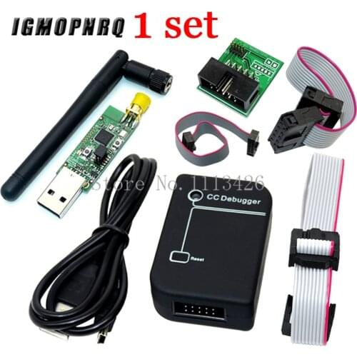 CC2531 Zigbee Emulator CC-Debugger USB Programmer CC2540 CC2531 Sniffer with antenna Bluetooth Module Connector Downloader Cable