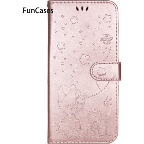 Cellphone Flip Cases For Huawei P Smart Z Cat PU Leather Wallet Book Cover Portable Huawey Y9 Prime 2019 Honor 9X Accessory capa
