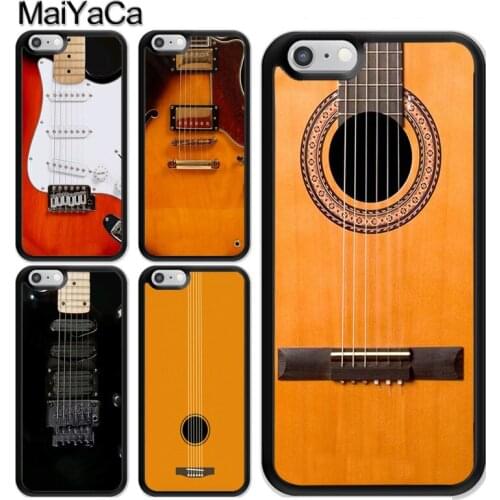Not Wood Acoustic Electric Guitar Design Case For iPhone 12 Mini 11 Pro MAX X XR XS MAX SE 2020 6S 7 8 Plus 5s Cover