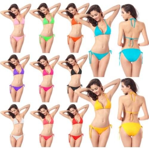 Swimwear Women Swimsuit Sexy Push Up Micro Bikinis Set Swimming Bathing Suit Beachwear Summer Brazilian Bikini Bra Monokini