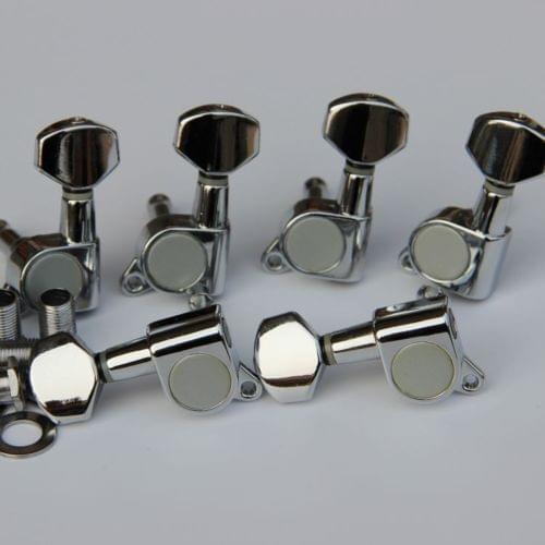Lefty Set of 6 Pcs JIN-HO J07 6 in line (Left) Chrome for Strat style New