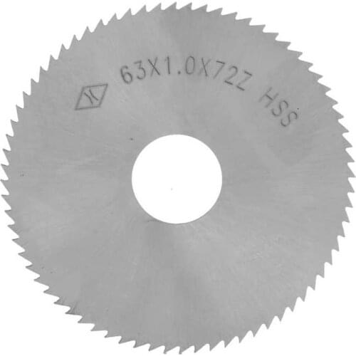 HighSpeed Steel 72Teeth Circular Saw Blades Cutting Disc Accessory 63x1x16mm