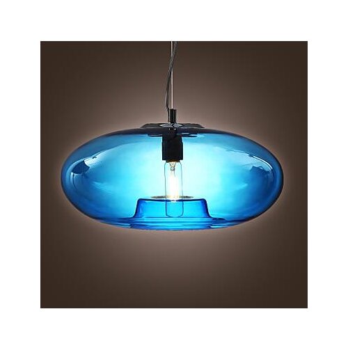 Pendant Light Design Blue/Amber/Gray Glass Bulb Included 110/220V free shopping pendant lamp