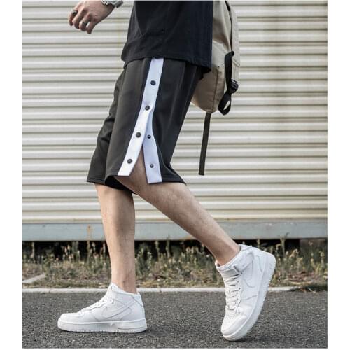 Youth Side-breasted Basketball Shorts , breathable Men shorts Basketball , Sports Short Gym Fitness Running Short Sweatpants