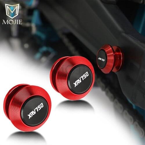 Motorcycle Swingarm Sliders Spools Swingarm Stand Screws Protector For Honda XRV750 XRV 750 Africa Twin 1997 1998 1999 2001 2002