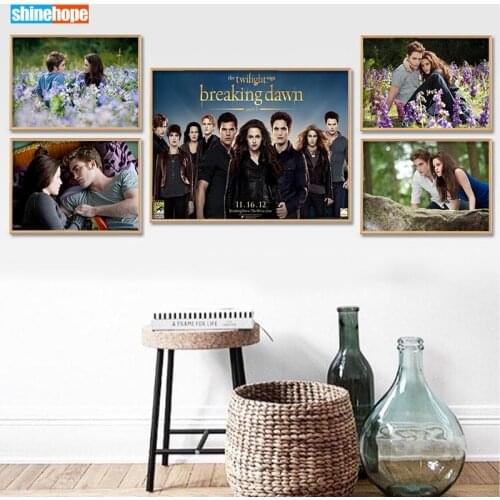 Canvas Poster Custom The Twilight Canvas Painting Poster Home Decor Cloth Fabric Wall Art Poster