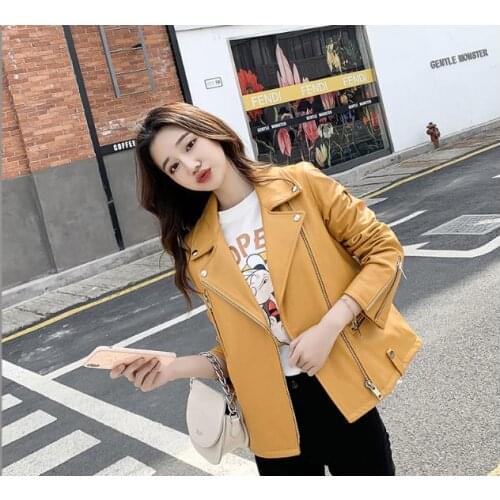 Genuine Free shipping,womens leather coat,loose style female sheepskin jacket,real Suede clothes.quality fashion leather