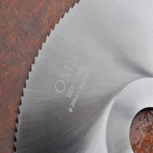 Free shipping 1PCS of HSSW6/DM05/M2 made 160*32/27/25.4*0.6/0.8/1.0/1.2/1.5mm*32-200BW teeth for steel aluminum lead etc cutting