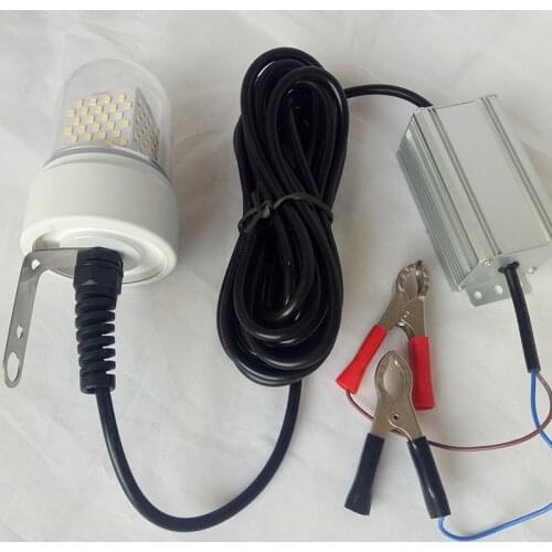 60W LED Underwater Fishing Light Marine Boat Lights IP68 Waterproof 360 Degree Lure Lights For Fishing DC 12-24V