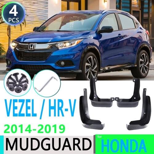 For Honda HR-V Vezel 2014~2019 HRV HR V 2015 2016 2017 2018 Car Fender Mudguard Mud Flaps Guard Splash Flap Car Accessories