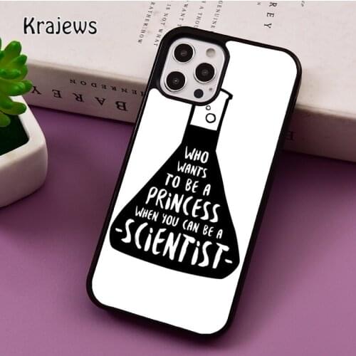 Atom Chemistry Science design phone Case For iPhone 5 SE 2020 6S 7 8 Plus 12 mini 11 Pro X XR XS Max Samsung S9 S10 coque Cover
