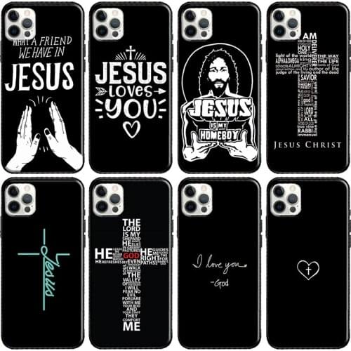 Faith Christian Religious Jesus Phone Case For iPhone 12 11 Pro Max 12 mini 6S 7 8 Plus SE 2020 XR X XS Max Back Cover