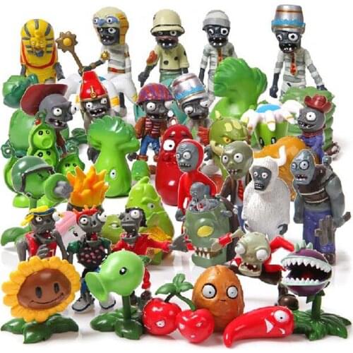 Hot 40Pcs/set PVZ Toy PVC Action Figures Toy Doll Set for Collection Party Decoration