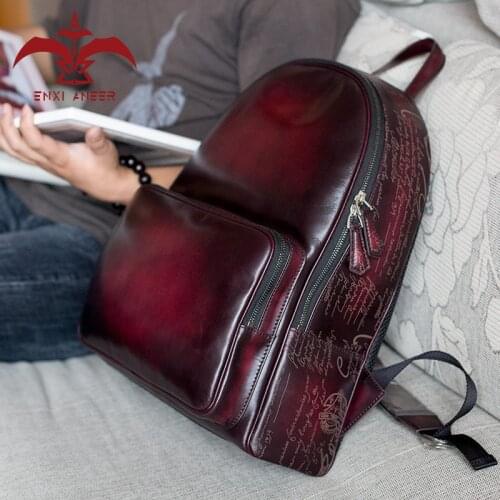 Oh My G! Backpack You Never Seen Genuine Leather Backpack for Men & Women Field Battleground Packs Custom Make Drop Shipping