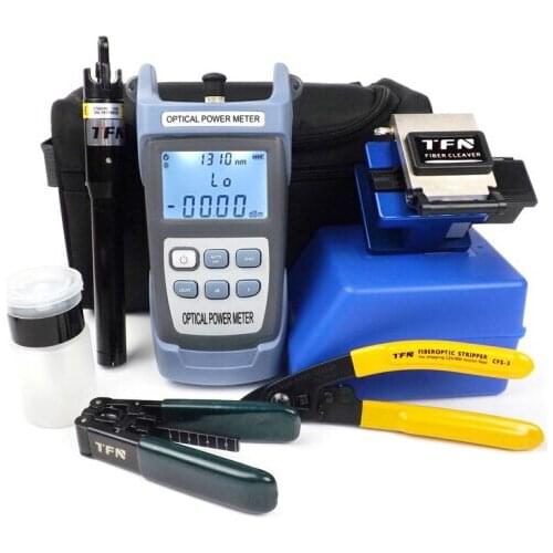 Optical catv manual fiber power meter and VFL toolkit bag