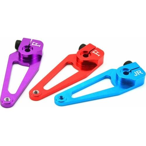 2PCS Futaba Servo Metal 25T Rocker Arm Swing Arm Rocking Arm for SAVOX Steering Gear M3 Screw RC Drone Aircraft Spare Parts
