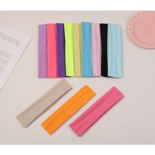 Sports Antiperspirant Belt Sweat-absorbent Belt Non-slip Headband Yoga Running Pure Color Hairband Tennis Sports Headband