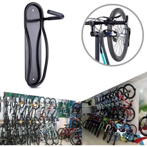Steel Cycling Display Rack Support Stand Bracket Holder Bike Wall Mounted Hanging Rack Folding MTB Road Bike Hanging Hook