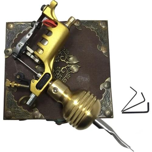 Top Tattoo-Smith Sunshine Rotary Motor Tattoo Machine Gun Liner Shade Swiss Quality Motor Copper Auto Lock Tattoo Grip
