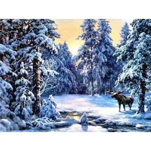 YIKEE diamond painting sandy beach，cross stitch diamond,diamond mosaic paintings Y1150