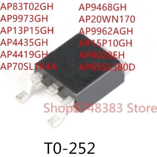 10PCS AP83T02GH AP9973GH AP13P15GH AP4435GH AP4419GH AP70SL1K4A AP9468GH AP20WN170 AP9962AGH AP15P10GH AP4028EH AP65SL380D