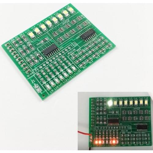 15-Channel color light controller kit 1801 SMD component welding practice board parts Electronic production kit