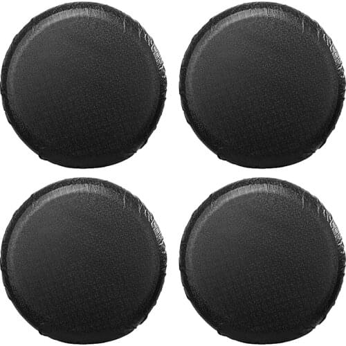 4pcs Black Car RV Auto Wheel Cover Protector Waterproof for Motorhome 30''-32