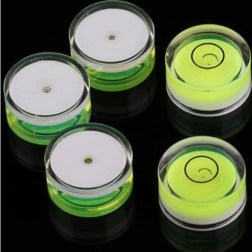 5pcs Round Bubble Level Mini Spirit Level Bullseye Level Measurement Instrument