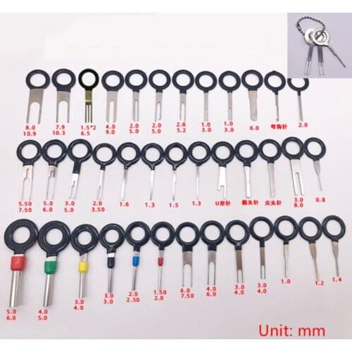 73Pcs Car Terminal Removal Electrical Wiring Crimp Connector Pin Extractor Kit Car Repair Hand Tools Wholesale Quick delivery