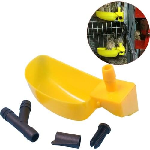 8sets poultry drinking bowl water cup waterers drinker automatic fountain pigeon tools blue birds accessories pheasant drinkers